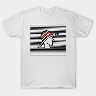 Striped Lady T-Shirt